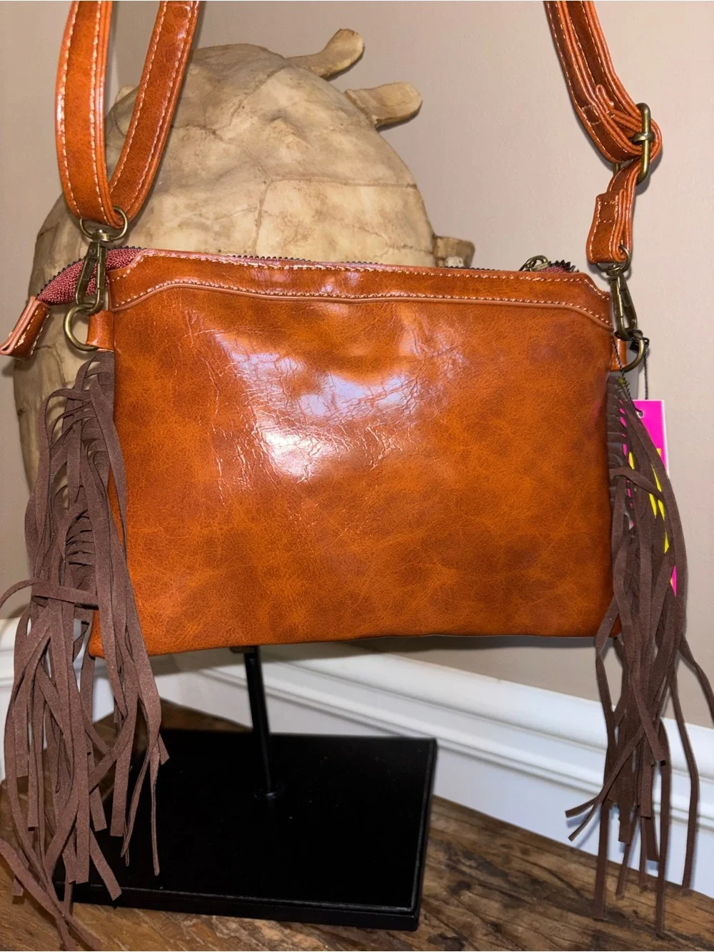 Western Floral Studded Tooled Crossbody Bag NWT